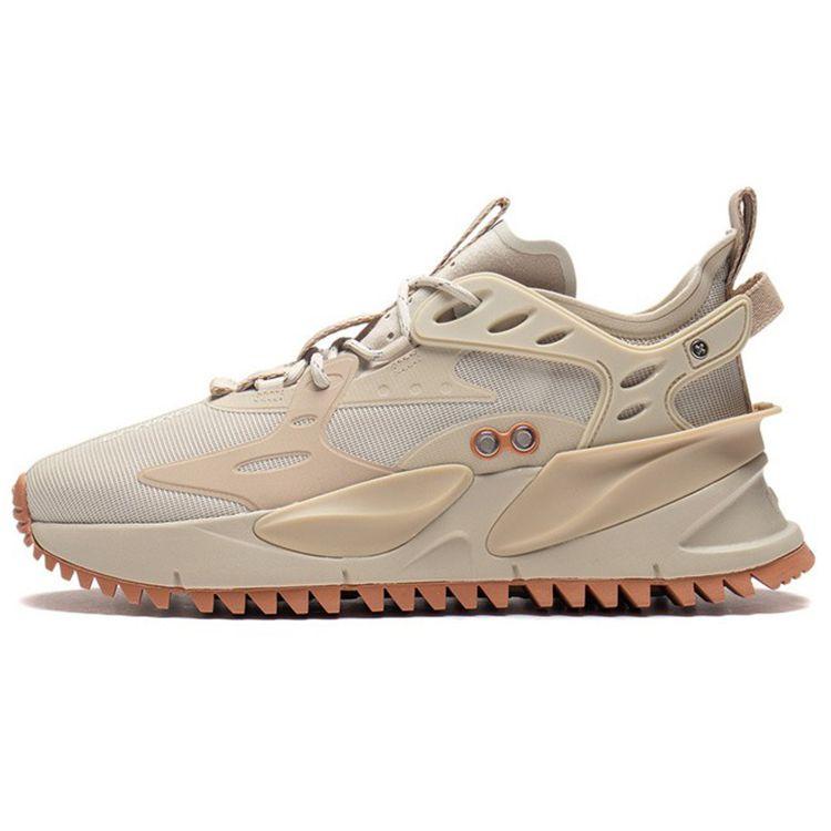 

Li Ning CF Trend Низкие спортивные повседневные туфли мужские кроссовки серо-коричневые AGLS033-2