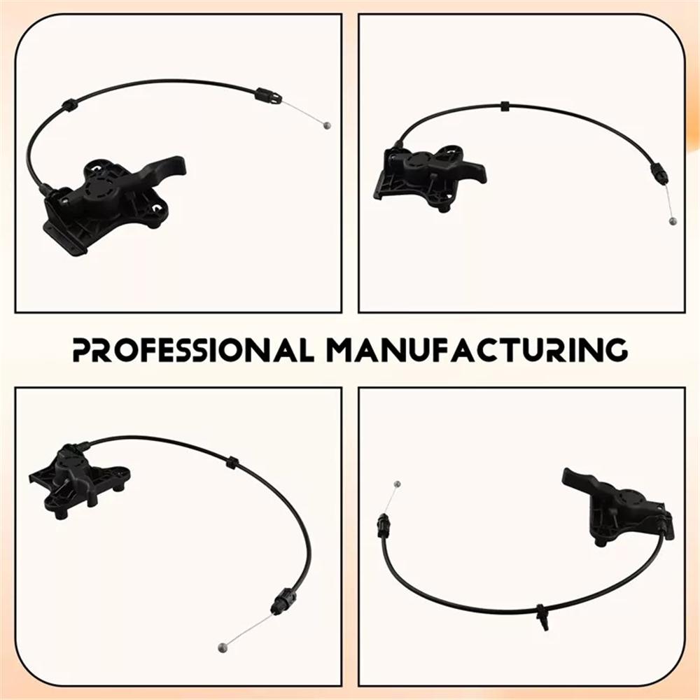Car Hood Catch Release Lever Cable Secondary 68143723AB For 2015-17 Chrysler 200