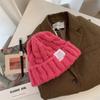 Ding Walk Candy Colored Twist Wool Hat for Women Trendy Autumn and Winter Retro Versatile Warm Ear Protection Cold Hat
