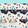 Adorable Baby Kids Nursery Home Cloud Raindrop Wall Decor Stickers Decal Gifts