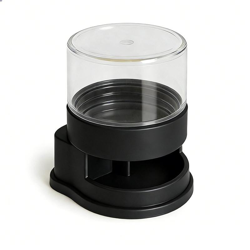 

Автоматическая поилка-кормушка для рептилий, непроливающаяся миска для питомца с прозрачной бутылкой для хранения для ящерицы чёрный