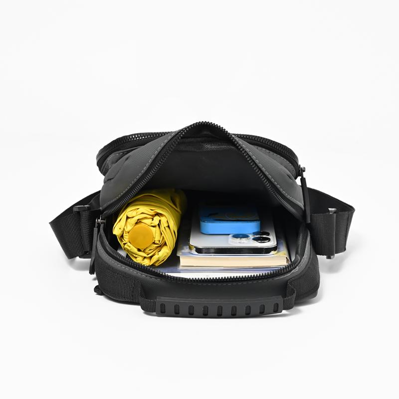 Męska Torba na Ramię Oxford Lekka Jednolity Kolor Dojazdowa Torba na Ramię Podróż Służbowa Wielowarstwowa Torba Crossbody