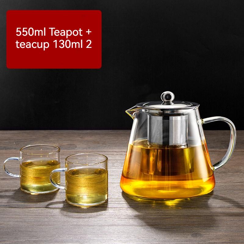 

Стеклянный чайник GIANXI, китайский чай кунг-фу, чайный пуэр, цветочный горшок, можно подогревать, стеклянный чайный сервиз, высококачественный удобный кофейник