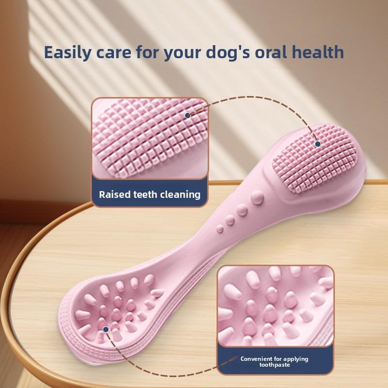 Dog Tooth-cleaning Toy Spoon, Medium-sized Dog Self-entertainment Toy, Natural Rubber Toy That Can't Be Chewed Through