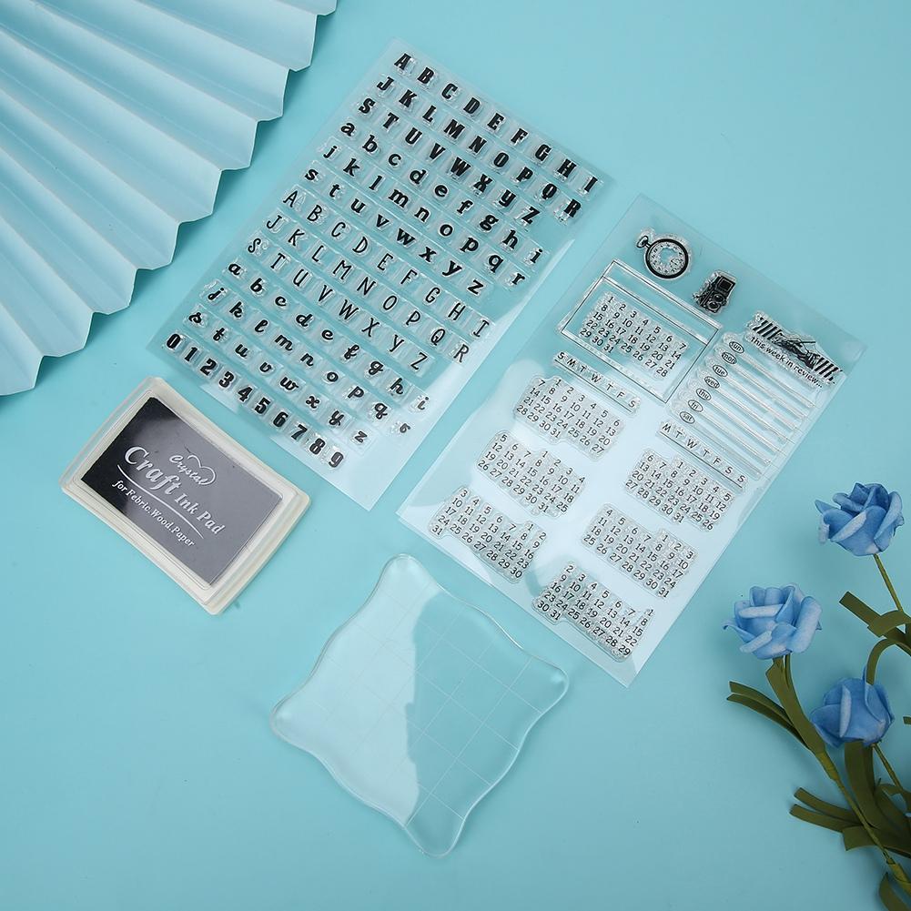 Transparent Clear Silicone Stamp  Hand Account Scrapbook Photo Album Decorative Calendar