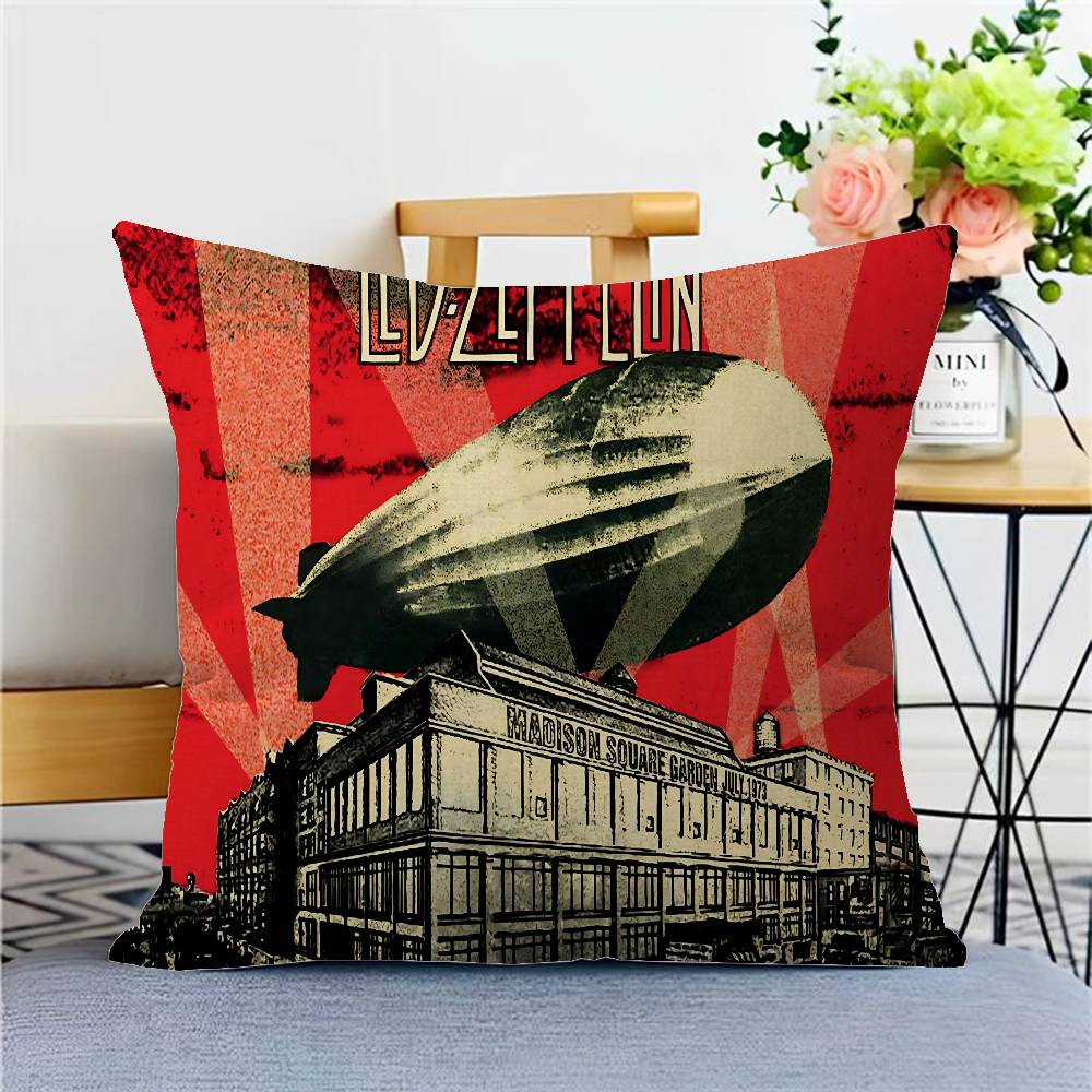 Classic Band L-Led Z-Zeppelin Pillow Cover For Bedroom Room And Living Room Sofa Decorative Cushion Cover