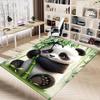 1PC panda bamboo Extra Large Non Slip Floor carpet, Office, family, bedroom, Studio Large Area Rug Indoor Rugs, Vibrant Colors