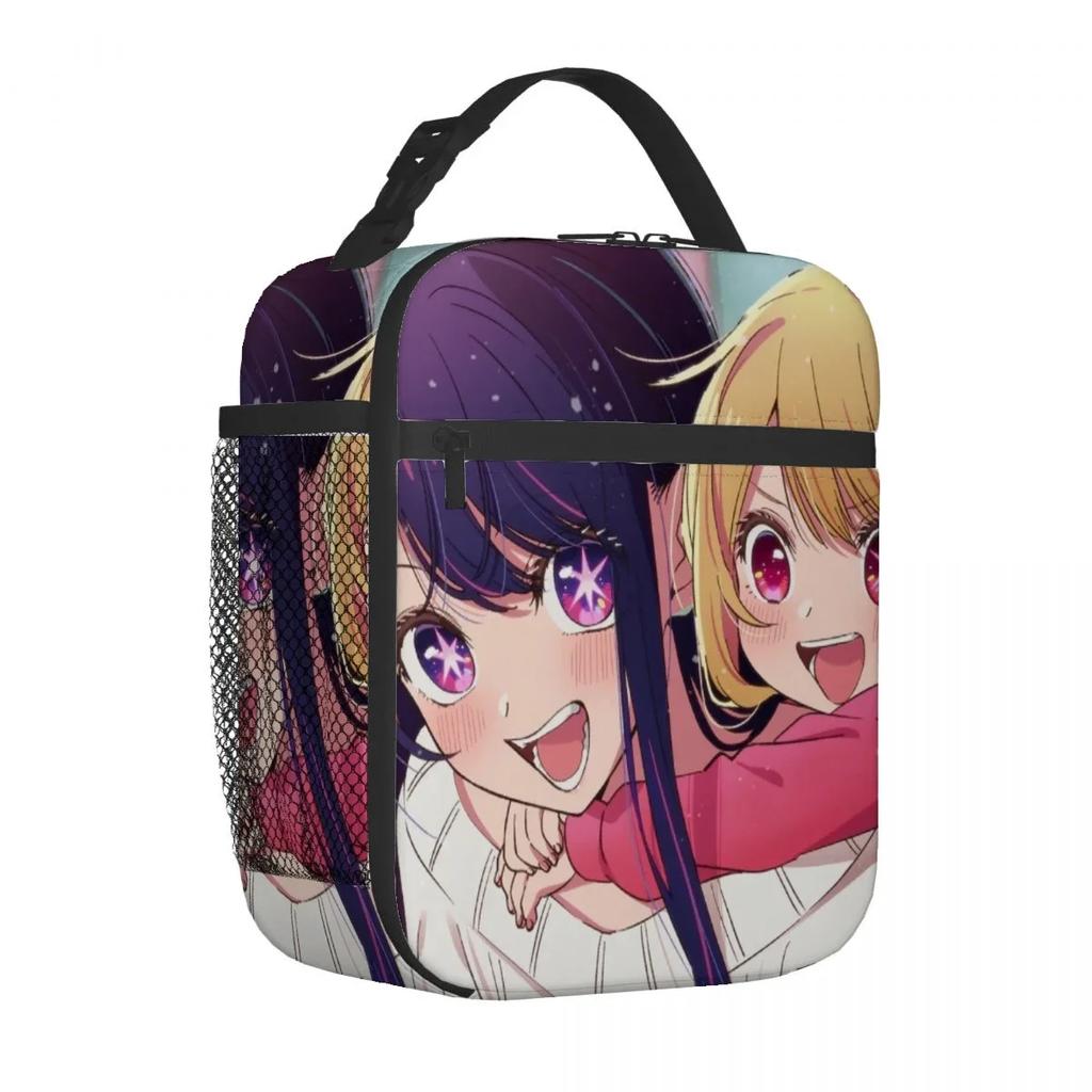Oshi No Ko Anime-Lunchtasche, tragbar, aus dicker Aluminiumfolie isoliert, wasserdicht, ideal als Geschenk.
