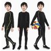 Kids' Quick-Dry Training Set: Long Sleeve Unisex Sportswear for Basketball & Football, Ideal for Autumn/Spring.