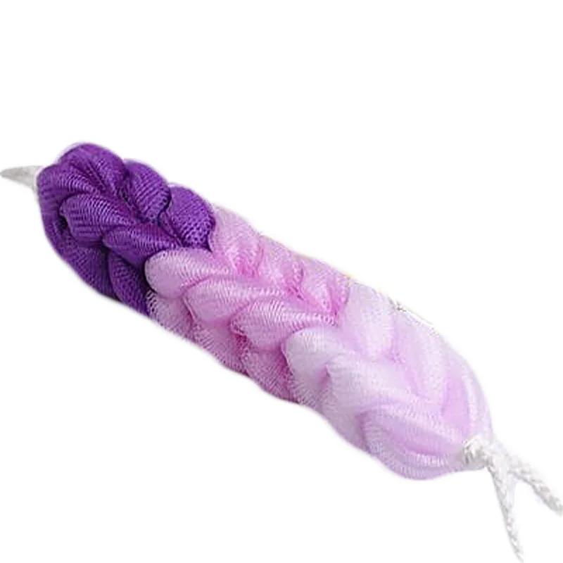 Bath Brush Body Scrub Back Scrubber Washcloth Mesh Shower Loofahs Bath Body Massage Brush Bathroom Anti-Cellulite Sponges Brush