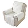 Winter Flannel Solid Color Square Sofa Cover with Plush Cushion Pad One Piece Set for Cozy Home Decor