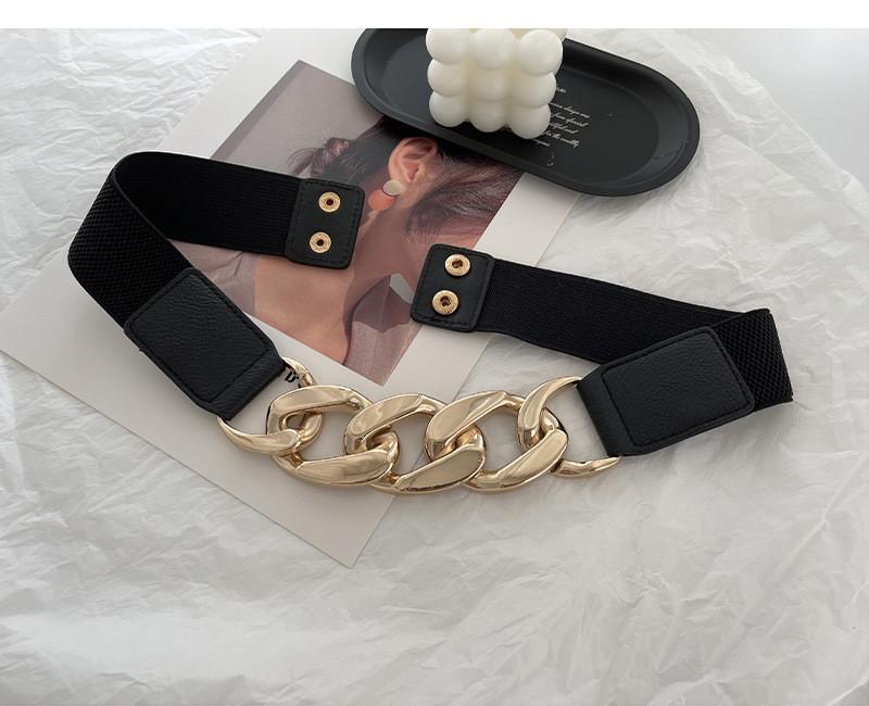 Fashionable Elastic Waist Belt For Women's Dresses And Overcoats In Trendy Shades