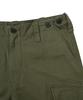 OHY Unbalance Cargo Pocket Rip Pants-Khaki