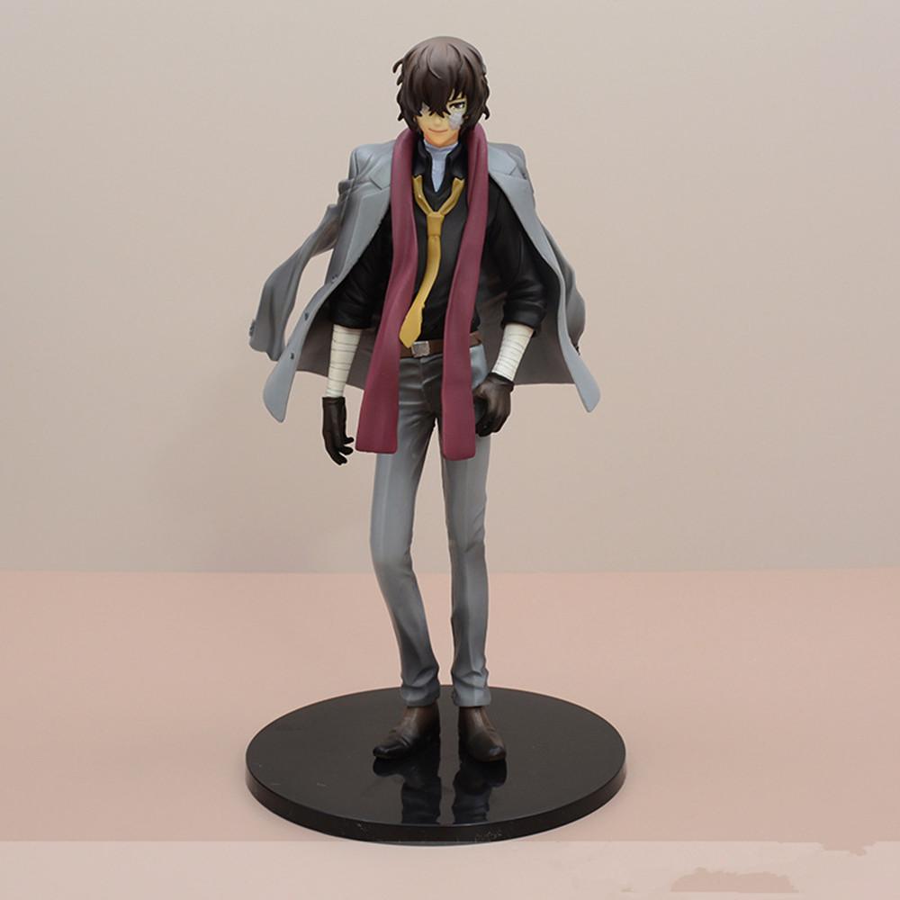 18cm Nakahara Chuuya Dazai Osamu Action Figure in PVC Bungo Stray Dogs Figura Modello da Collezione Giocattoli Regalo per Bambini Ornamenti Bambola Giocattolo