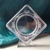 Rotatable Coin Display Case Floating Coin Protector Sleeves Coin Container Box  Desktop Ornaments