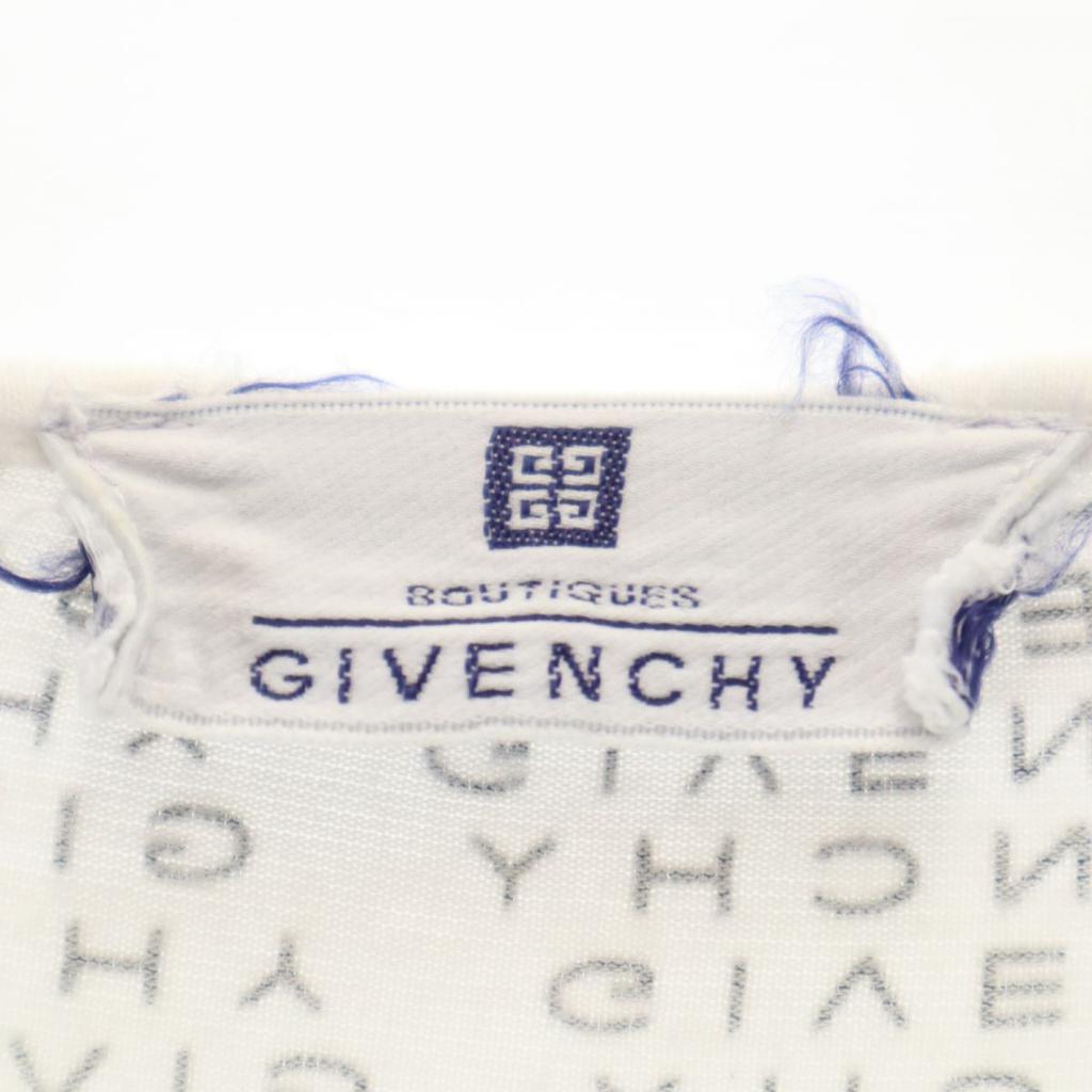Givenchy Overall Handle Short Sleeve T-shirt L White Women Used