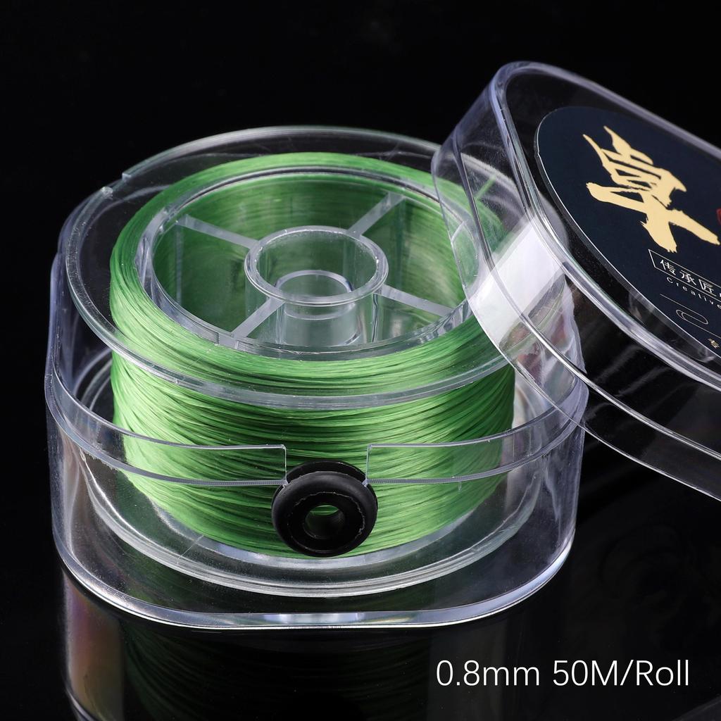 50-100Meter Elastic Line Thread Round Crystal Line Nylon Rubber Stretchy Cord For Jewelry Making Beading Bracelet