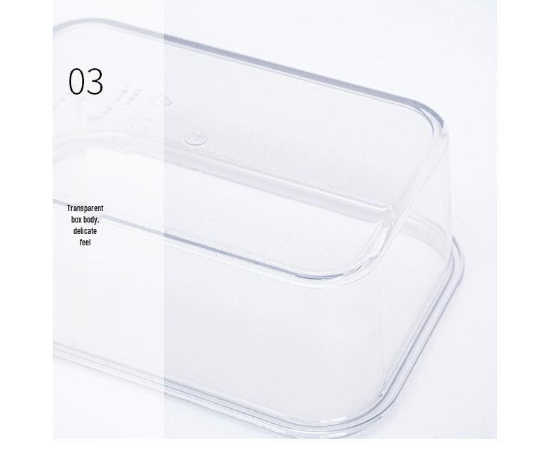 Food-Grade Sealed Fruit Storage Box with Divider for Refrigerator