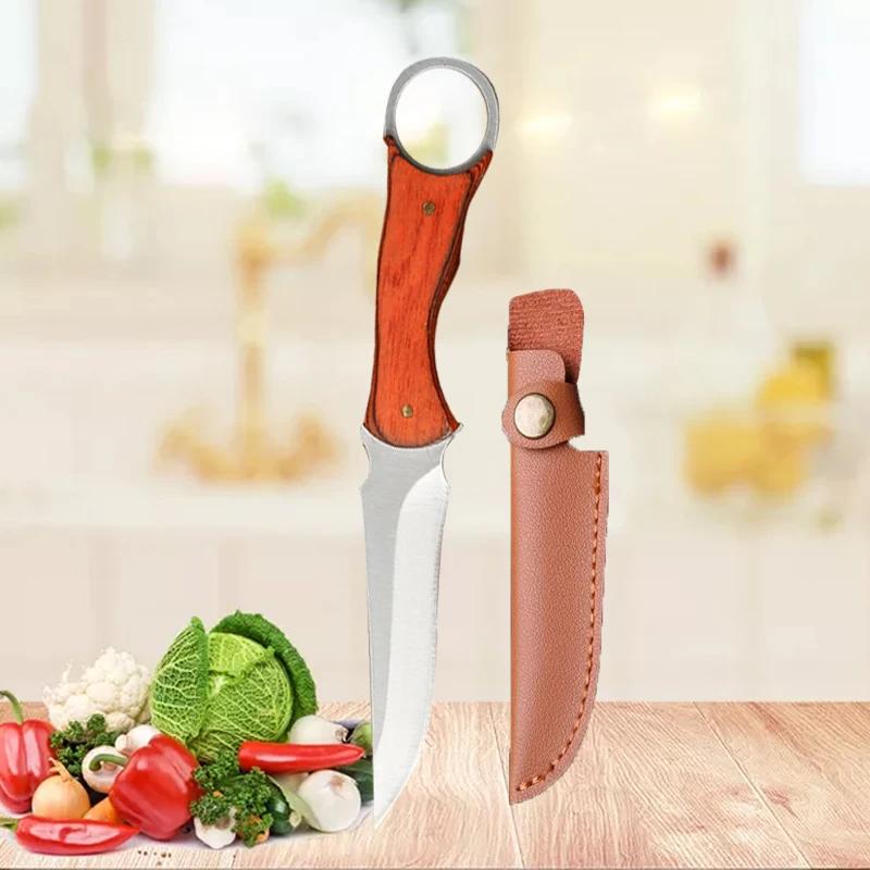 Chef Knife for Cooking Meat Cleaver Knife Kitchen Handmade Forged Knife Fruit Slicer Stainless Steel Professional Boning Knife