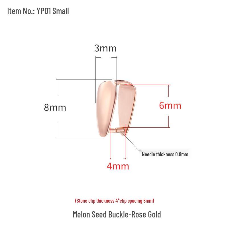

Срібло 925 проби та 18-каратне золото Нефритова підвіска Бейл Застібка для намиста Аксесуари