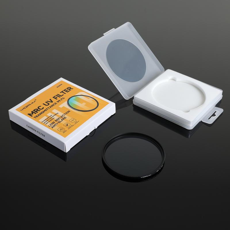 YOPHY UV Filter Protection Ultra Slim Multi Coated Ultraviolet Protection Lens Filter 37/40.5/43/49/52/55/58/62/67/72/77/82mm