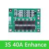 3S/4S 20A 40A 60A Li-ion litiumbatterilader beskyttelseskort 18650 BMS boremotor 11,1V 12,6V/14,8V 16,8V Forbedring/balanse