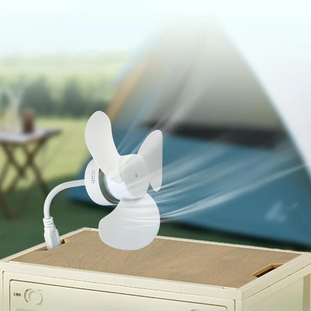 LED Mini Ceiling Fan E27 Base/USB Modern LED Ceiling Fan Hose Extender Light Bulb Fan with Socket for Bedroom Living Room