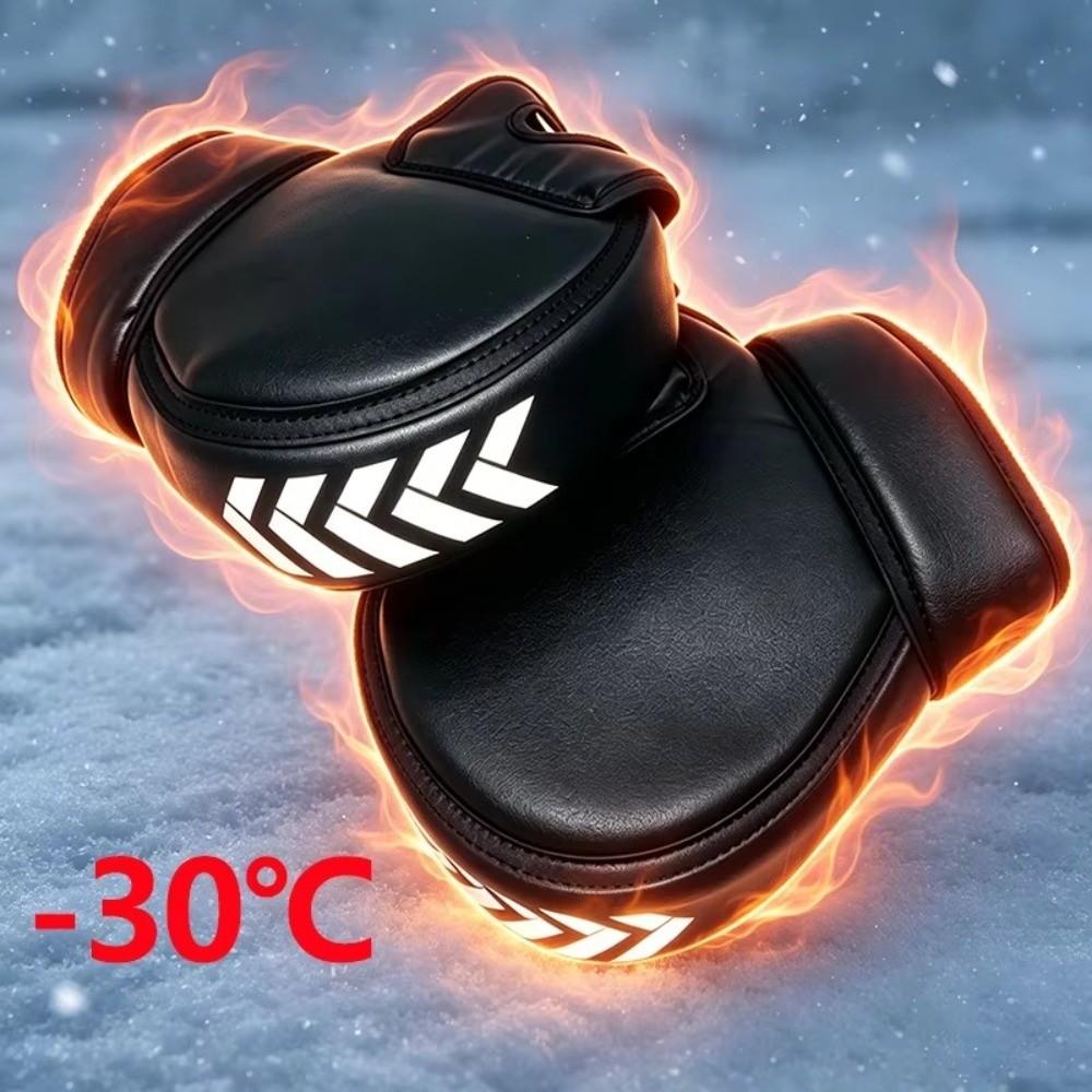Waterproof Handlebar Hand Muffs Windproof Winter Handlebar Pogies E-Bike Travel
