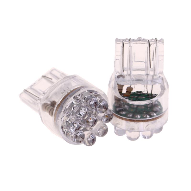 2Pcs/pack DC 12V T20 7443 7440 9LED Car Brake Light Bulb Auto Stop Turn Signal Light Lamp Auto Car Signal Light Lamp LED Bulbs Bulbs 7