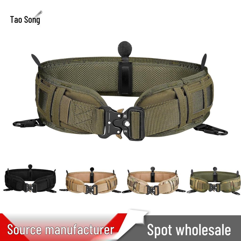 Multi-Functional Tactical MOLLE Belt for Outdoor, Military, and CS Training