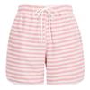 Shop Women S elaStic Striped Papillon Beach ShortS Pink Mer Wpt 20720 Pink