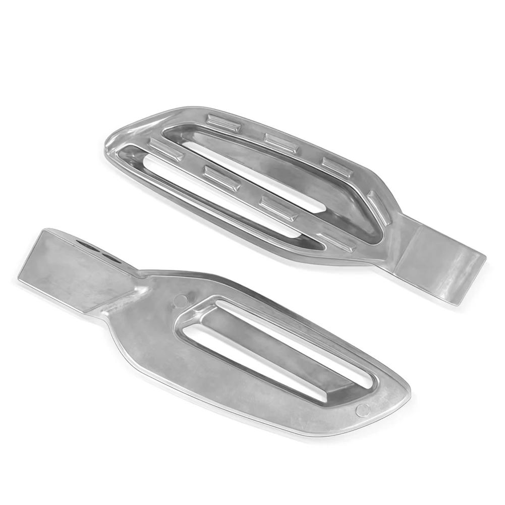

1Pair Alloy Motorcycle Rear Footpeg for Honda CLICK V2 V3 BEAT FI V2 V3 & Yamaha Footrest Modification Upgrade Accessory срібний