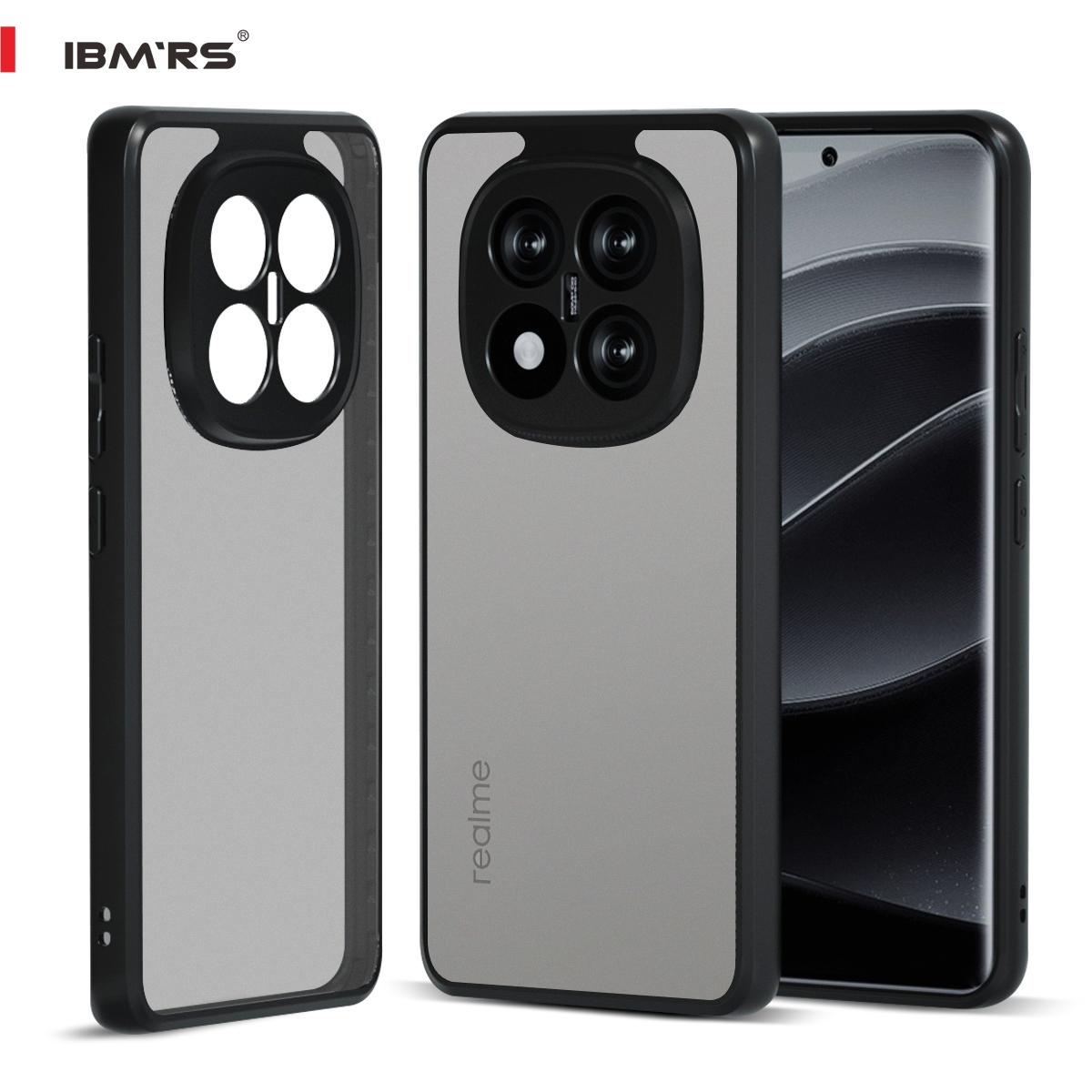 

(Comes with wrist strap)Ibmrs for Xiaomi Redmi Note 14 Pro 5G case,ultra-thin, pocket-friendly, raised edges protect camera & screen- Black camo matte black матовый черный