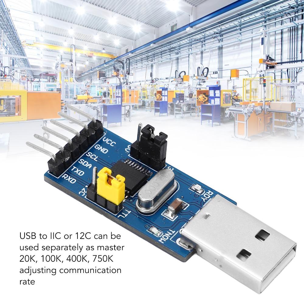 CH341T USB to UART Converter Adapter Module USB to TTL USB to IIC Adapter Module  Data Transfer
