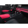 Steering Wheel Strip Panel Cover Trim For Honda Civic 11th - Pink Suede