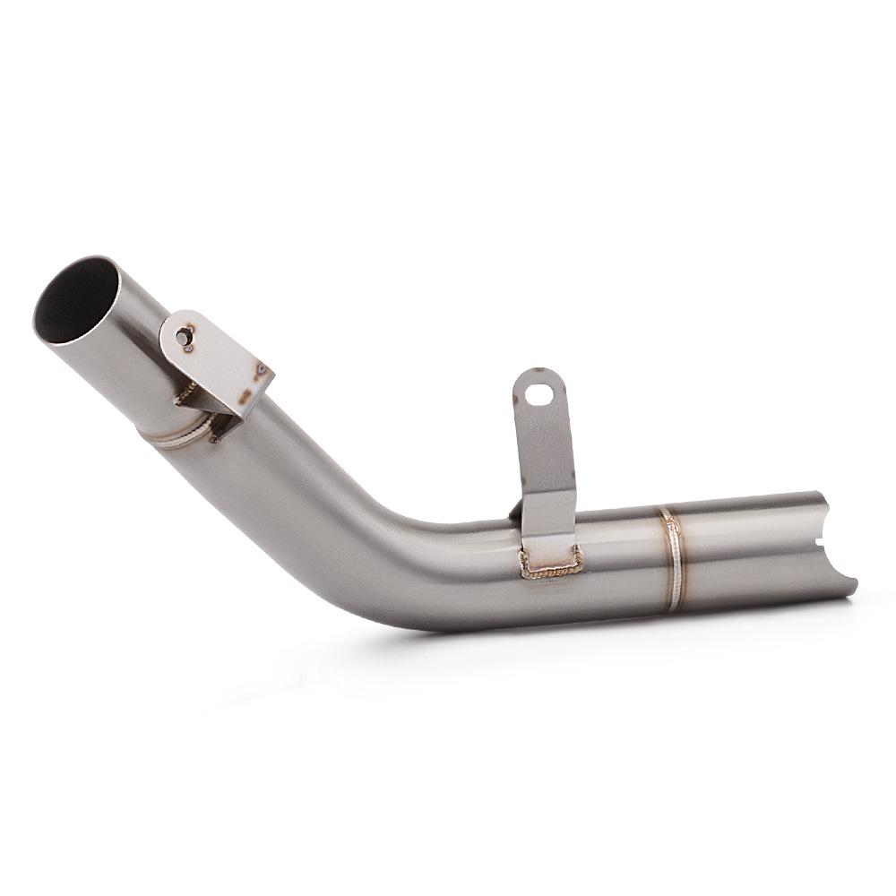 GSXR600 R750 Stainless Steel Exhaust Mid-Pipe 2011-2023, De-Baffled, Non-Destructive Installation