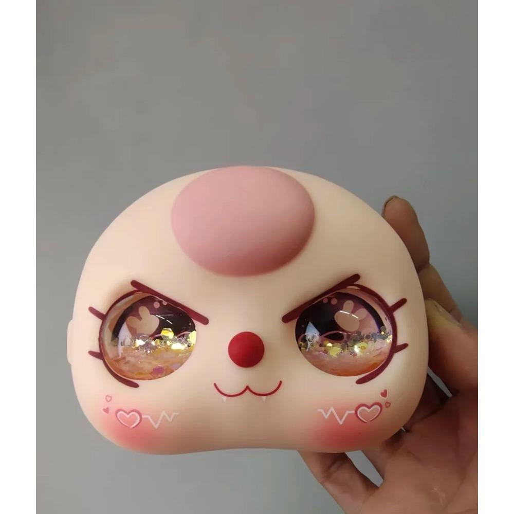 Hot Replica High Quality Baby Three Cute Angry Expression Handmade Suitable For 400% Baby Three Vinyl Faces Substitute Accessory