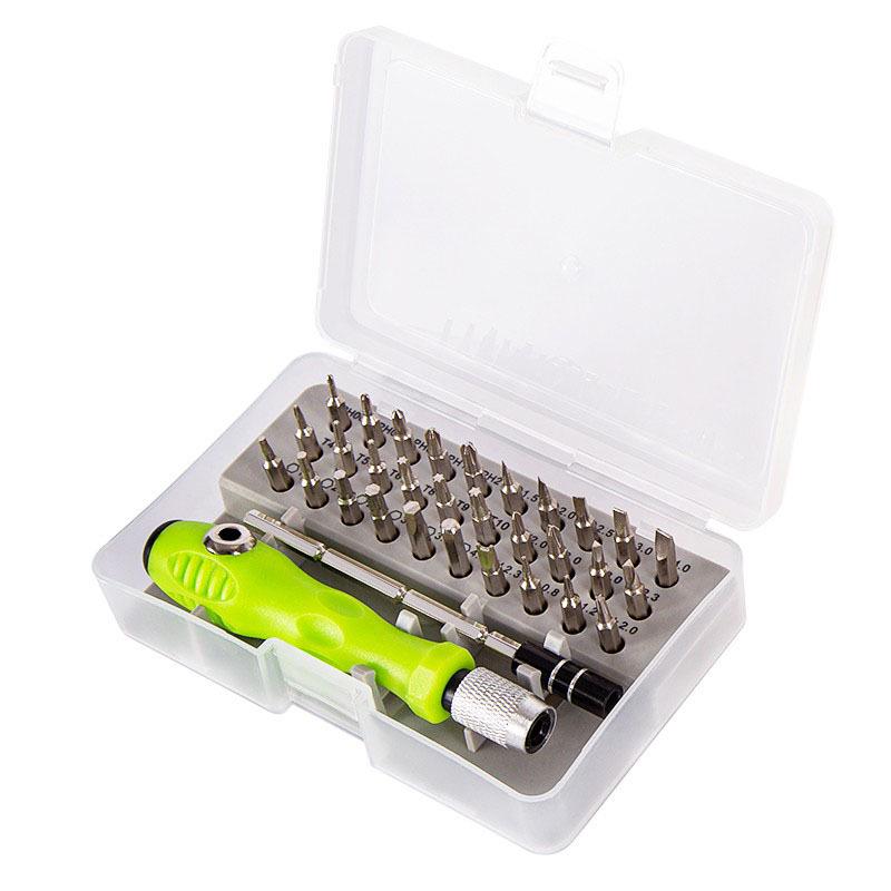 32-in-1 Precision Screwdriver Set for Mobile Phone Repair, CRV Bits, Multi-Purpose Tool.