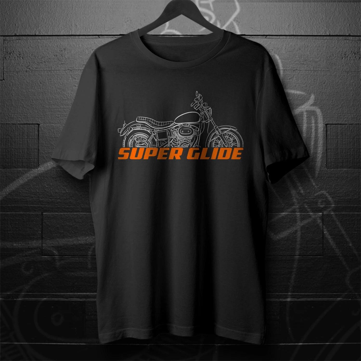 

For Harley-Davidson FX Super Glide 1971-1978 fans - Motorcycle T shirt S