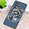 Raccoon TPU Phone Case For Samsung Galaxy note 10 pro S26 S25 S24 S23 S22 Ultra Plus S21 FE S20 Shockproof Cover