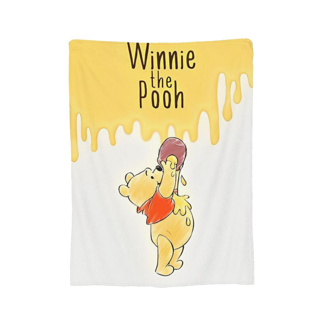 Bär Cartoon Winnie Puuh Decken Flanell Fantastisch Weiche Überwurfdecken für Bettwäsche Wohnzimmer Sommer,