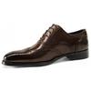 Brock Oxford Shoes Men's Shoes Business Dress British Cowhide Shoes Men