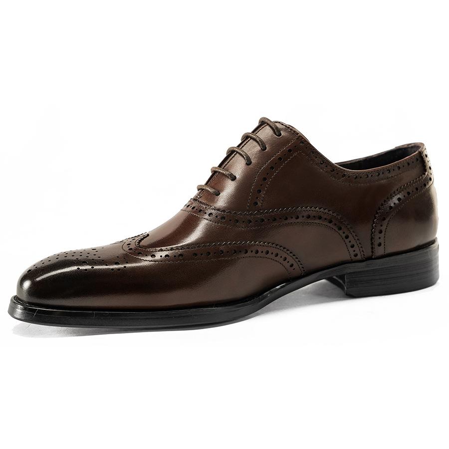 Brock Oxford Shoes Men's Shoes Business Dress British Cowhide Shoes Men