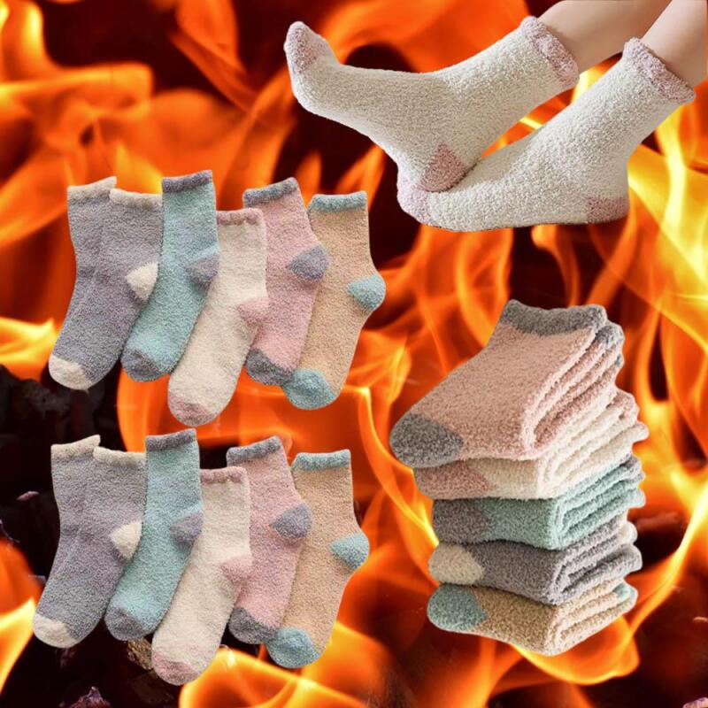 Women s Winter Soft Indoor Socks Sleep Socks A25026_05. Light Pink