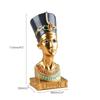 1ks Glamourní Staroegyptský Faraon Královna Soška Ozdoba Pryskyřice Figurka Socha Miniatury Domácí Dekorace Kancelář&Domov