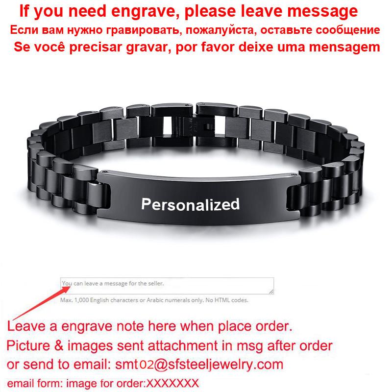 

Personalized Men Bracelet Satinless Steel Chain Link Black Tone Name Coordinate Custom Male Women CouplesBracelet 19.5cm 7.7inch&Commonly&Commonly