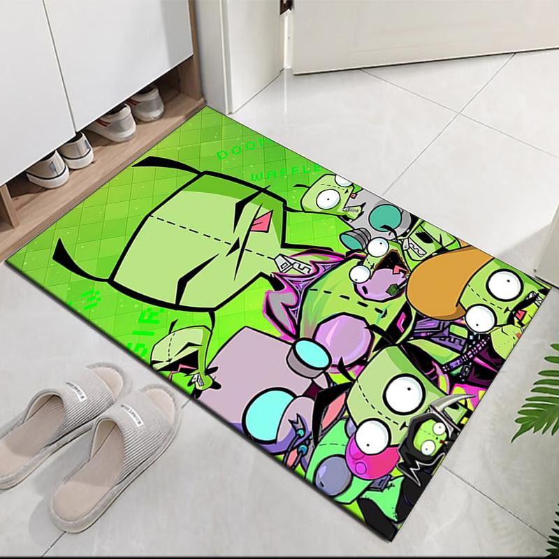 Invader Zim Printed Carpet, for Office Chair Living Room Bedroom Kitchen Room Decor Gifts.