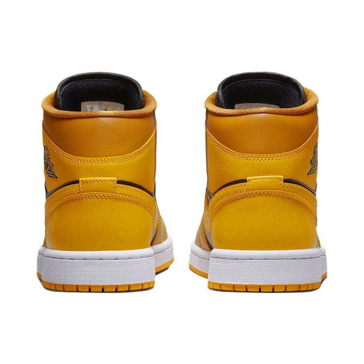 Sneakers da donna Air Jordan 1 Mid Chutney Oro Nero Bianco BQ6472-700