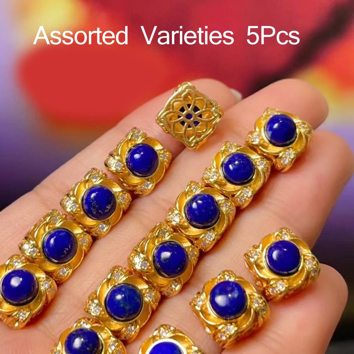 

5Pcs, Natural Stone Lapis Lazuli Gemstone Pendant with Golden Edged Accents, Boho Handmade Square Charms, 0.9×0.9 Cm, for DIY Jewelry Making Materials 5Pcs/9×9mm темно-синий