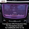 For CADILLAC XTS 13-18 Navigation Screen Transparent TPU Protective Film Anti-scratch Repair Film Accessories Refit